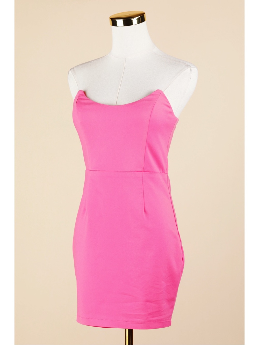 Sz S Superdown Stevie Sweetheart Sleeveless Mini Party Dress In Barbie Pink EUC